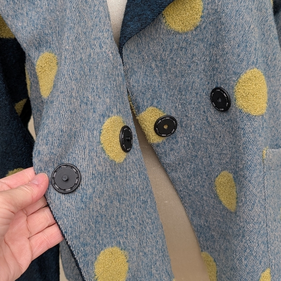 unique BABETTE polka dot wool jacket S - Picture 8 of 12